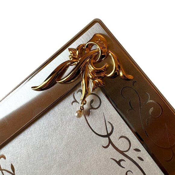 Vintage Mikimoto International Limited Edition 2004 Photo Frame Silver w/ Pearl - Picture 5 of 6